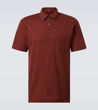 Cotton piqué polo shirt | Zegna