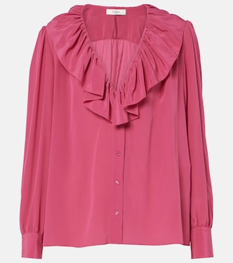 Ruffled silk blouse | Chloé