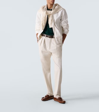 Polo de piqué de algodón con logo | Ralph Lauren Purple Label