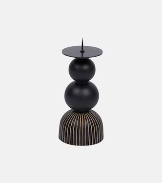 Aurora Large wood candle holder | Zanat