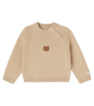 Baby Pullover Sibbe aus Wolle | Donsje