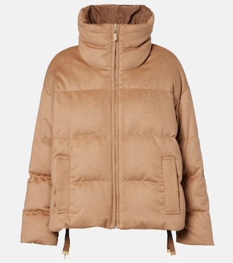 Wendbare Daunenjacke Diego aus Kamelhaar | Max Mara