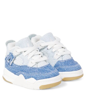 Baby Sneakers Jordan 4 Retro aus Denim | Nike Kids