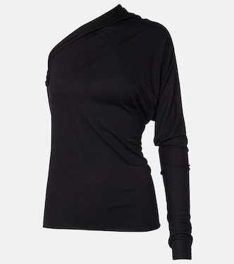 Top Diana de jersey asimétrico | Rick Owens