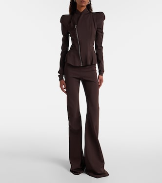 Pantalon flare Dirt à taille haute | Rick Owens