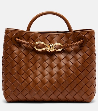 Andiamo Small Intrecciato leather tote bag | Bottega Veneta