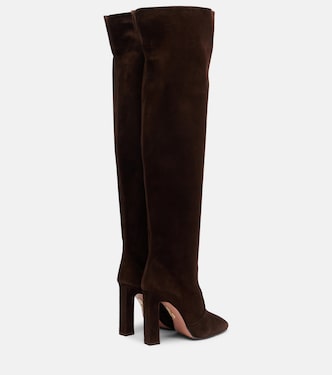 Joplin 105 suede knee-high boots | Aquazzura
