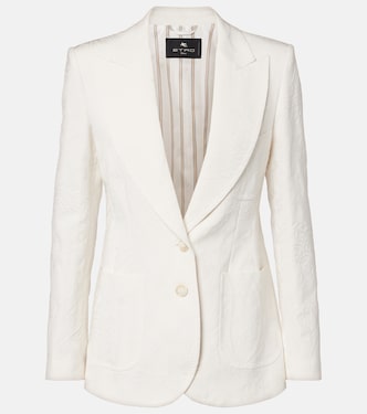 Blazer en mezcla de algodón bordado | Etro