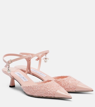 Aren tweed slingback pumps | Jimmy Choo