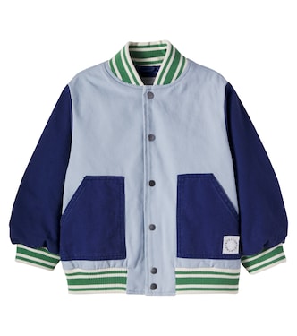 Cotton canvas varsity jacket | Stella McCartney Kids