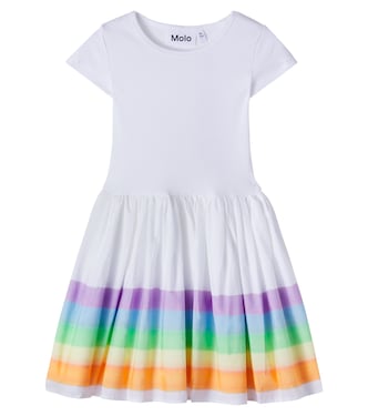 Cissa striped cotton-blend dress | Molo