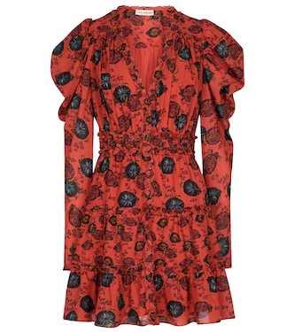 Windsor floral cotton-blend minidress | Ulla Johnson