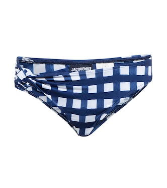 Braga de bikini Le Bas Vichy a cuadros | Jacquemus