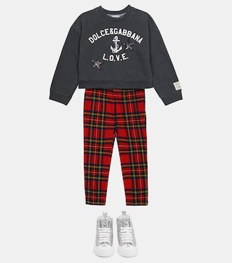 Sweatshirt aus Baumwoll-Jersey | Dolce&Gabbana Kids