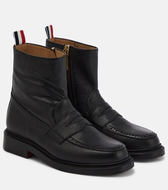 Leather ankle boots | Thom Browne