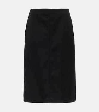 Falda midi de lana virgen | Jil Sander