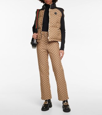 Daunenweste GG aus Canvas | Gucci