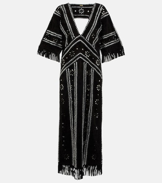 Midikleid Brett aus Veloursleder | Dodo Bar Or