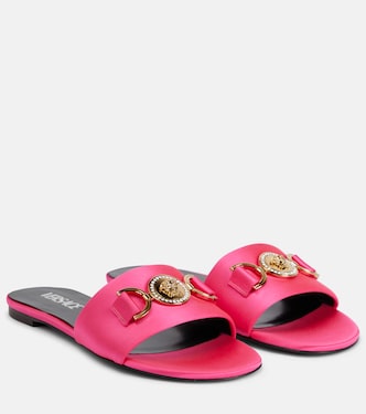 Mules Medusa en satin | Versace