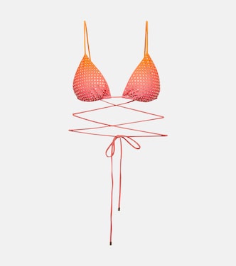Embellished bikini top | Self-Portrait