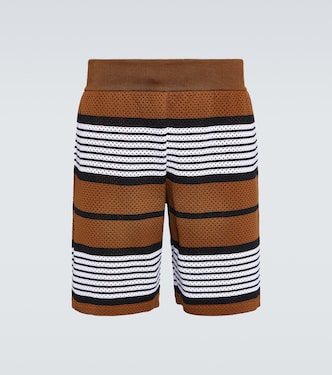 Short rayé en résille | Burberry