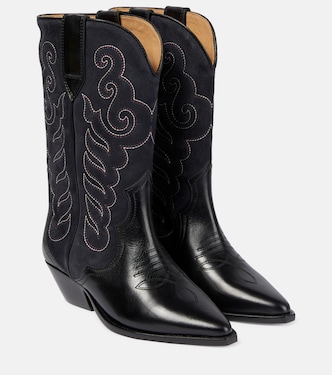 Botas Duerto de piel y ante bordadas | Isabel Marant
