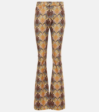 Jean évasé imprimé à taille haute | Etro