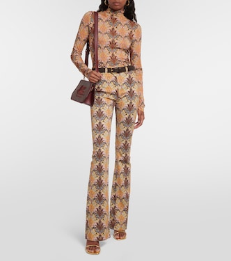 Jean évasé imprimé à taille haute | Etro