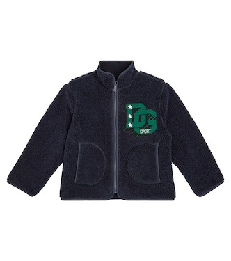 Chaqueta efecto teddy con logo | Dolce&Gabbana Kids