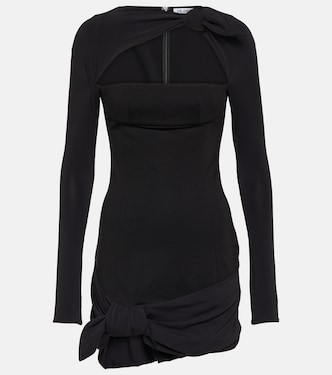 Vestido corto Donnie de jersey | The Attico