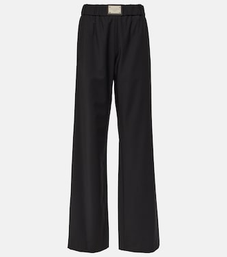 Pantalon ample en laine mélangée | Dolce&Gabbana