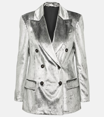 Blazer en velours | Brunello Cucinelli