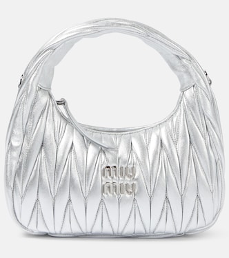 Borsa a spalla Wander Small in pelle matelassé | Miu Miu