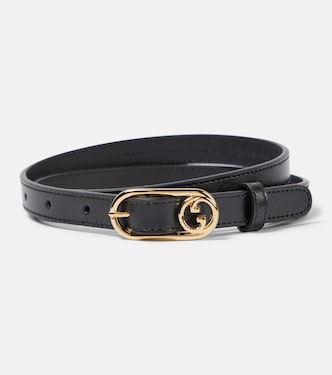 Cintura Interlocking G in pelle | Gucci