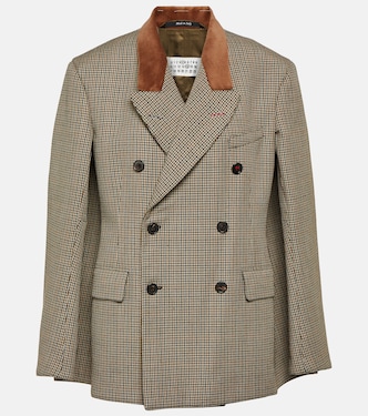 Blazer in lana pied-de-poule | Maison Margiela
