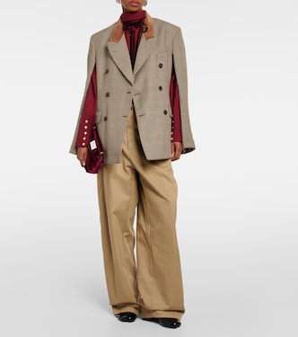 Blazer in lana pied-de-poule | Maison Margiela