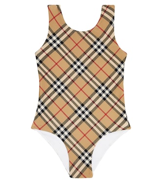 Bañador con Burberry Check | Burberry Kids