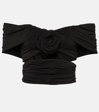 Top cropped con scollo bardot | Magda Butrym
