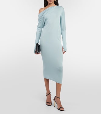 Vestido midi en mezcla de cachemir | Tom Ford
