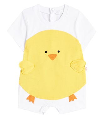 Baby - Jumpsuit corta in jersey di cotone | Il Gufo