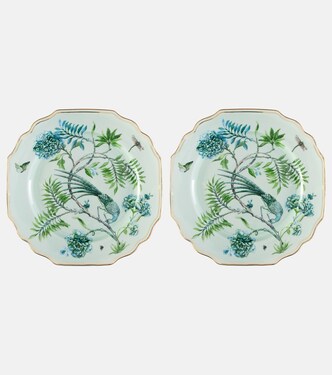 Secret Garden set of 2 dinner plates | Aquazzura Casa