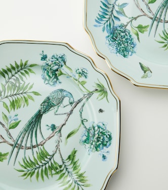 Secret Garden set of 2 dinner plates | Aquazzura Casa