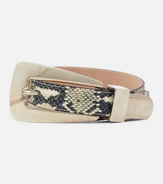 Cintura Lucca in pelle stampata | Khaite