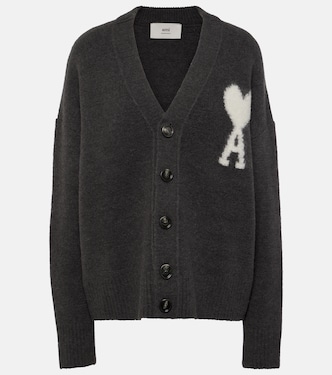 Ami De Cœur alpaca-blend cardigan | Ami Paris