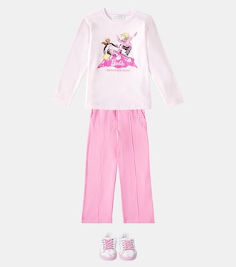 x Barbie® – Baskets en cuir à ornements | Monnalisa
