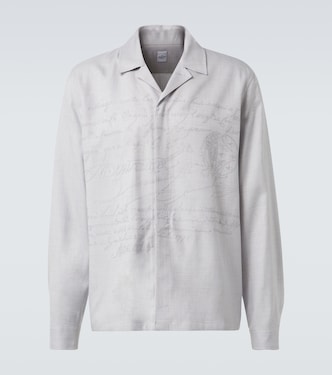 Bestickte Hemdjacke Scritto | Berluti