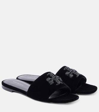 Eleanor velvet slides | Tory Burch