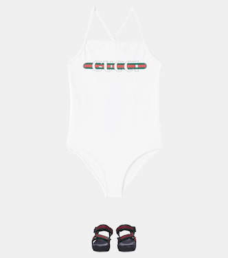 Sandalen mit Leder | Gucci Kids