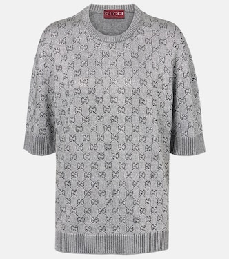 Pullover GG aus einem Wollgemisch | Gucci