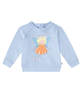 Baby - Felpa in cotone con stampa | Stella McCartney Kids